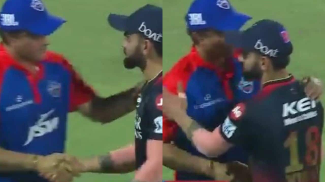 IPL 2023: Virat Kohli Shakes Hands With Sourav Ganguly After DC Vs RCB Tie - Video Goes Viral